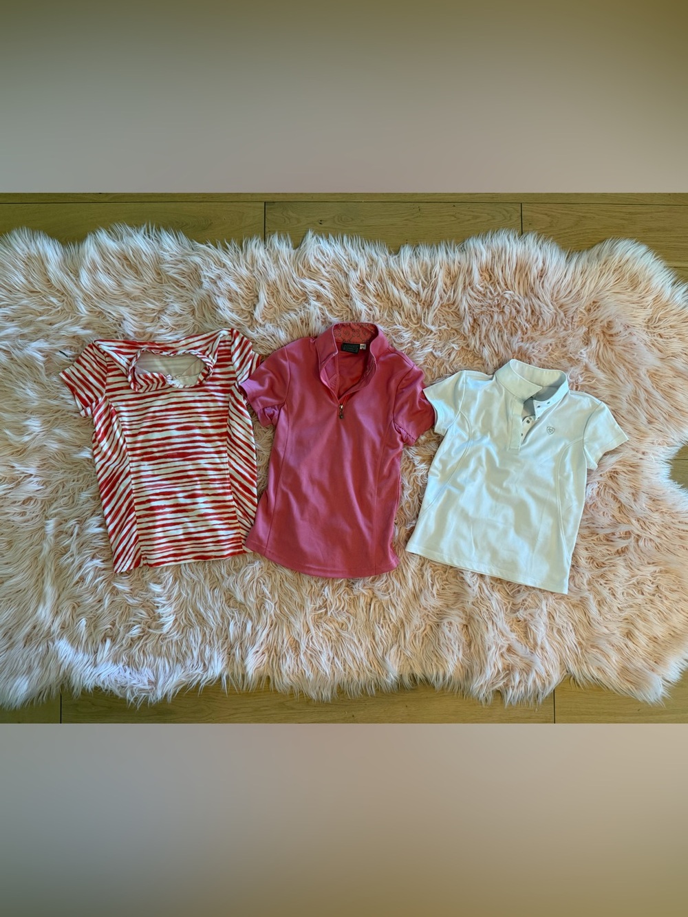 Girls Short Sleeve Equestrian Shirts